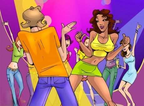 Anime ebony shemale screws a blonde boy she met at the bar on the beach