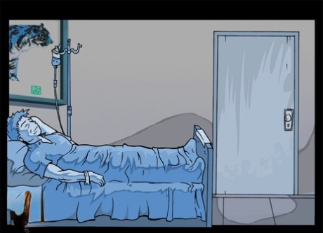 Animated tranny nurse gets rammed by her horny patient in the hospital