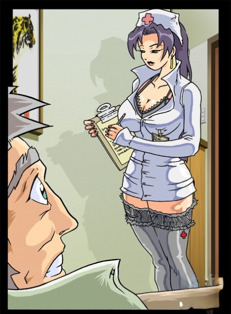 Animated tranny nurse gets rammed by her horny patient in the hospital