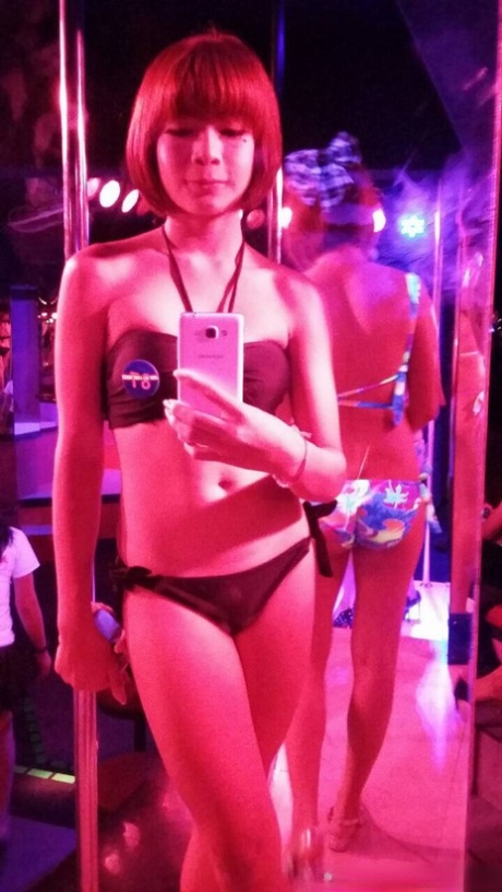 Skinny Asian trans babe shows her uncut cock in a sexy compilation