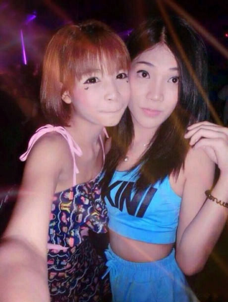 Skinny Asian trans babe shows her uncut cock in a sexy compilation